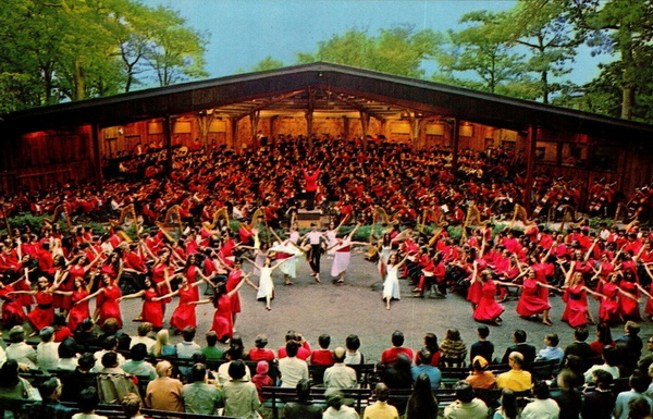 Interlochen Center for the Arts - Old Postcard View (newer photo)